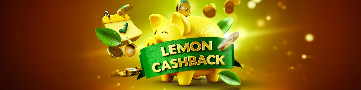 Lemon Cashback — 15% cotygodniowego zwrotu bez obrotu